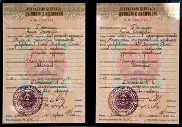 Диплом о профильном образовании специалиста